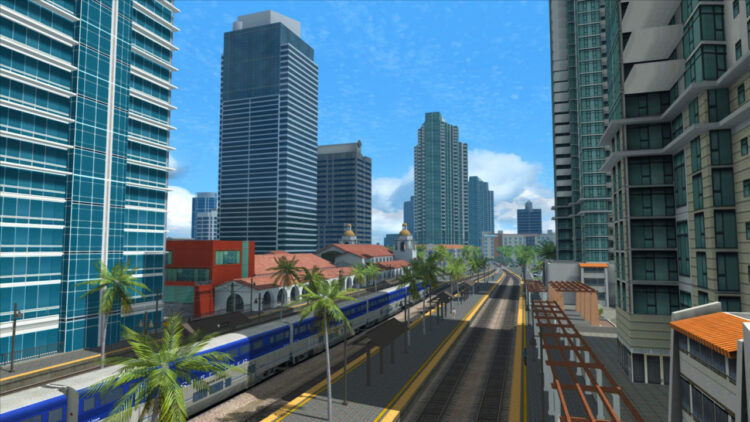 Train Simulator: Pacific Surfliner LA - San Diego Route (PC) Скриншот — 9