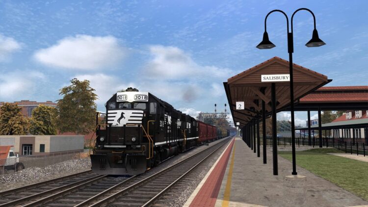 Train Simulator: Norfolk Southern N-Line Route Add-On (PC) Скриншот — 7