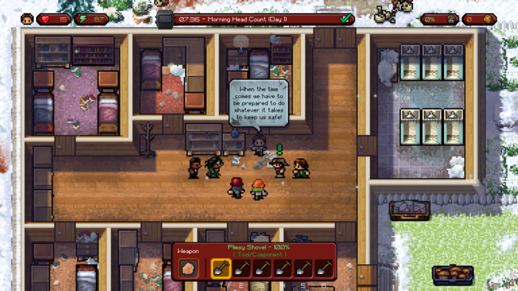 The Escapists: The Walking Dead Deluxe Edition (PС) Скриншот — 7