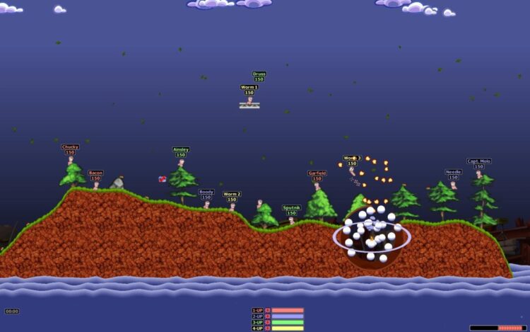 Worms Armageddon (PC) Скриншот — 4