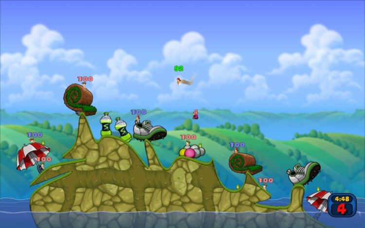 Worms Reloaded - Forts Pack (PC) Скриншот — 1