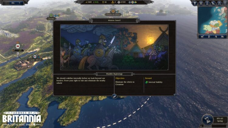 A Total War Saga: THRONES OF BRITANNIA (PC) Скриншот — 3