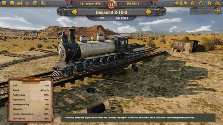 Railway Empire (PC) Скриншот — 1