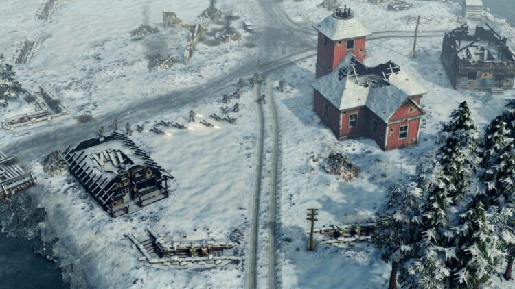 Sudden Strike 4 - Finland: Winter Storm (PC) Скриншот — 2