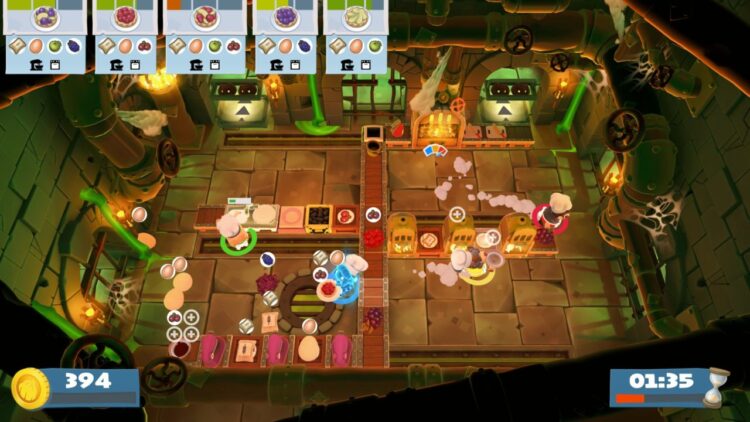 Overcooked! 2 - Night of the Hangry Horde (PС) Скриншот — 4