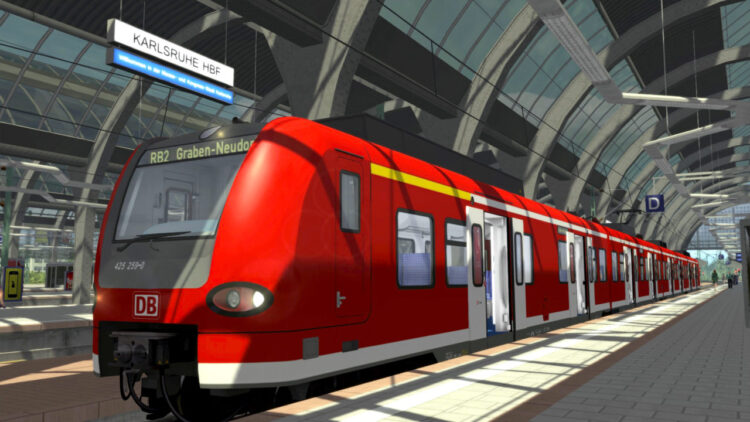 Train Simulator: The Rhine Railway: Mannheim - Karlsruhe Route Add-On (PC) Скриншот — 9