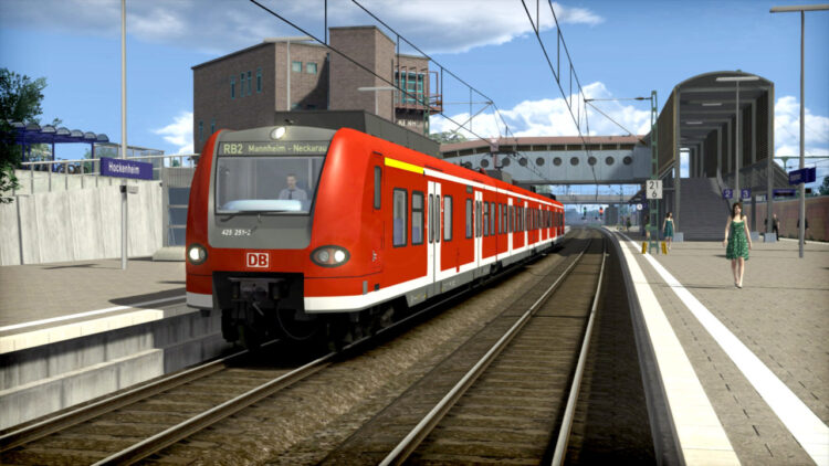 Train Simulator: The Rhine Railway: Mannheim - Karlsruhe Route Add-On (PC) Скриншот — 2