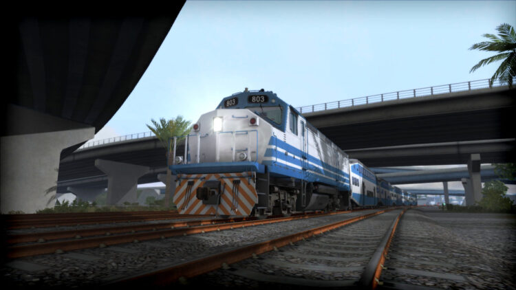 Train Simulator: Miami Commuter Rail F40PHL-2 Loco Add-On (PС) Скриншот — 7