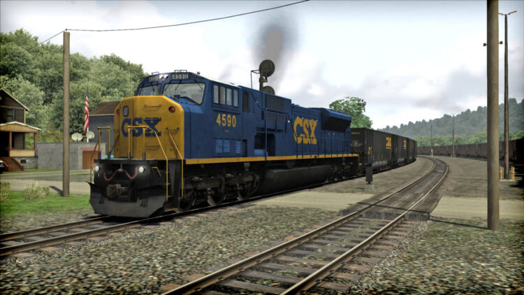 Train Simulator: CSX SD80MAC Loco Add-On (PC) Скриншот — 9