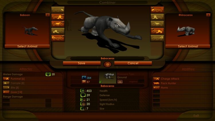 Impossible Creatures(PC) Скриншот — 2