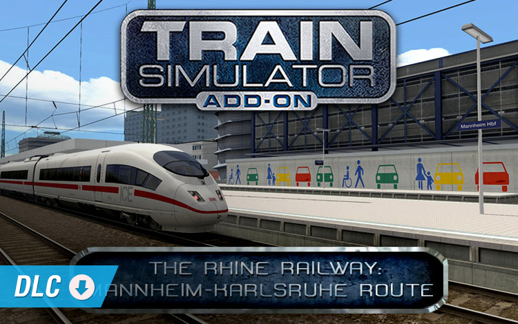 Train Simulator: The Rhine Railway: Mannheim - Karlsruhe Route Add-On (PC) Обложка
