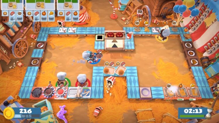 Overcooked! 2: Carnival of Chaos (PС) Скриншот — 2