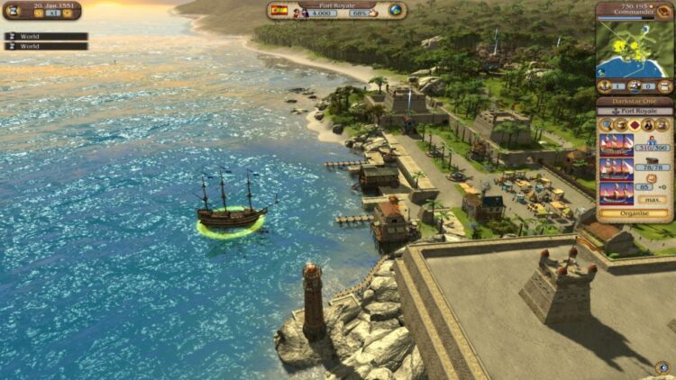 Port Royale 3: New Adventures Скриншот — 1
