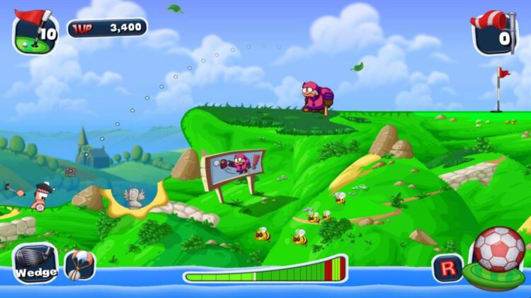 Worms Crazy Golf (PC) Скриншот — 7