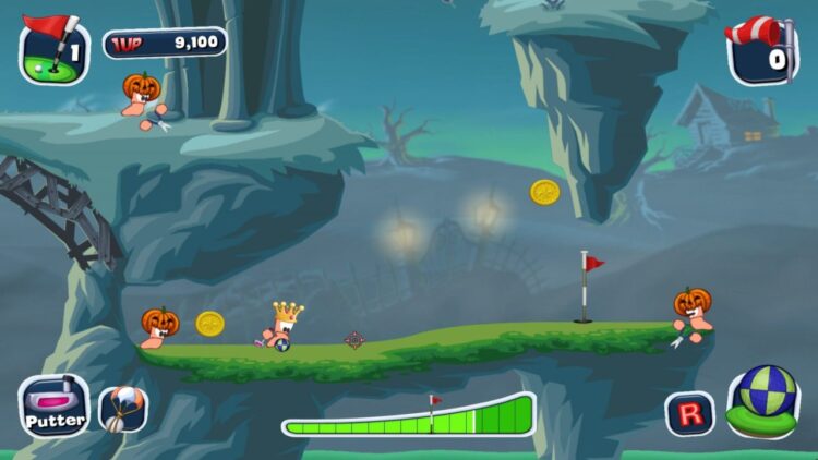 Worms Crazy Golf (PC) Скриншот — 3