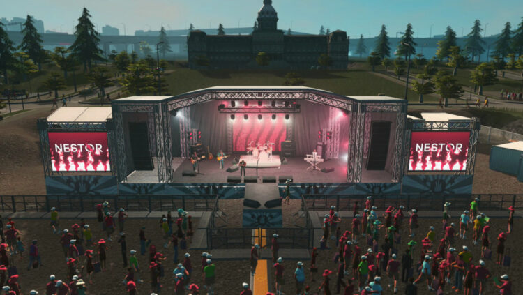 Cities: Skylines - Concerts (PC) Скриншот — 2