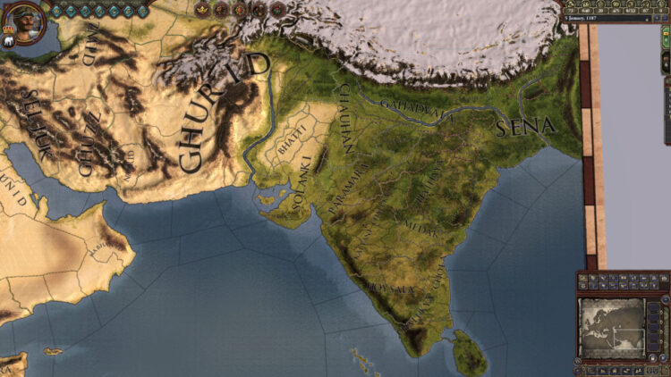 Crusader Kings II : Rajas of India (PС) Скриншот — 4
