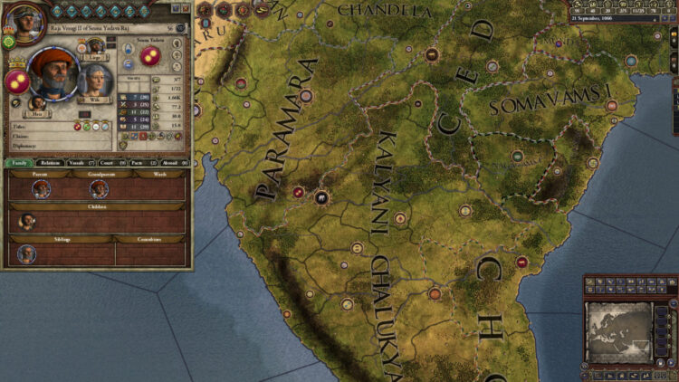 Crusader Kings II : Rajas of India (PС) Скриншот — 1