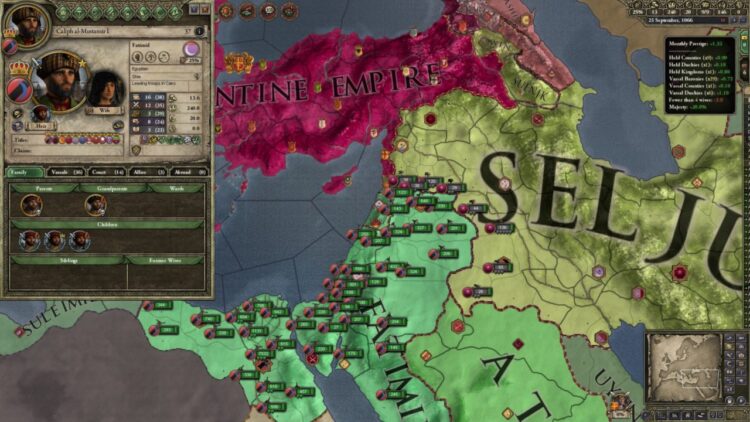 Crusader Kings II : Sword of Islam (PC) Скриншот — 3
