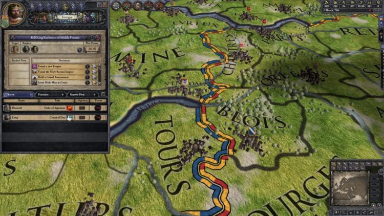 Crusader Kings II: Charlemagne (PC) Скриншот — 1