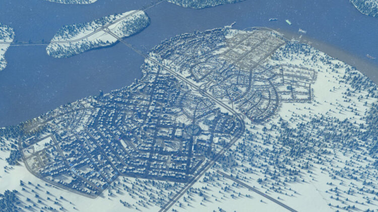 Cities: Skylines - Snowfall (PC) Скриншот — 5