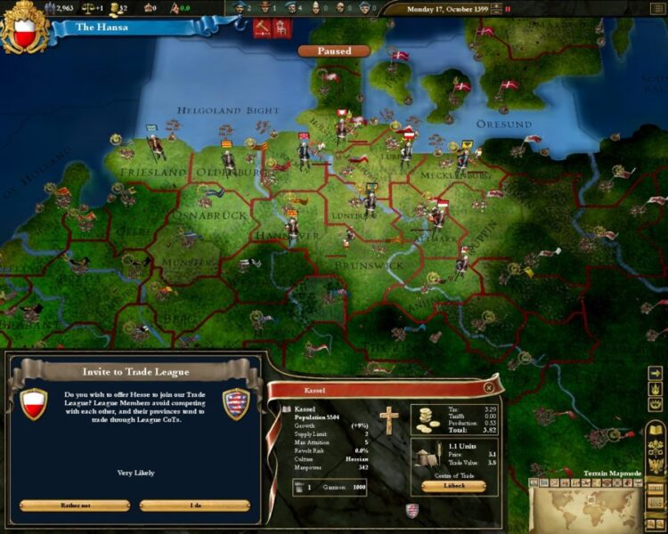 Europa Universalis III: Heir to the Throne (PC) Скриншот — 12