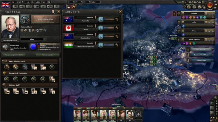 Hearts of Iron IV: Together for Victory (PC) Скриншот — 5