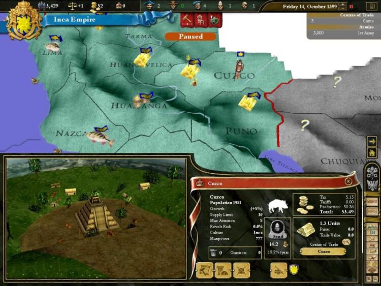 Europa Universalis III: Complete (PC) Скриншот — 5