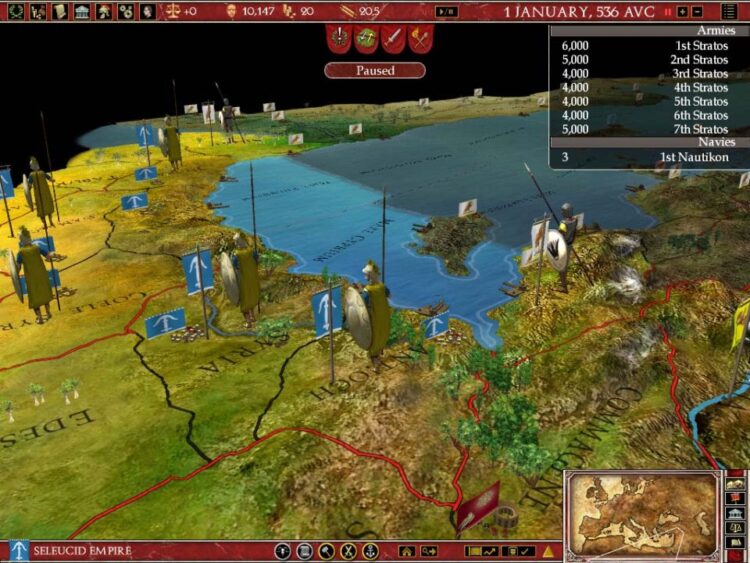 Europa Universalis: Rome - Gold Edition (PC) Скриншот — 9