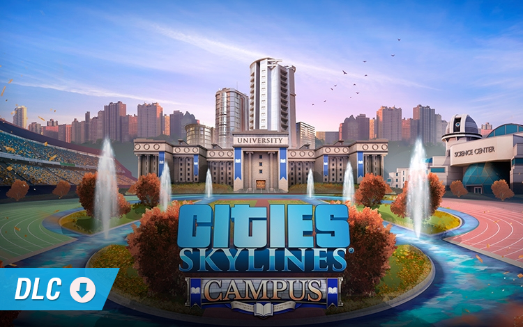 Cities: Skylines - Campus (PC) Обложка