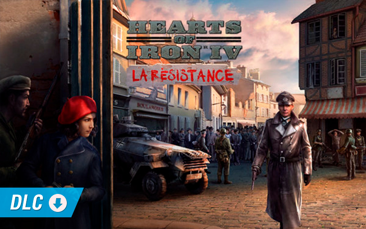 Hearts of Iron IV: La Resistance (PC) Обложка