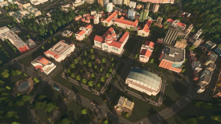 Cities: Skylines - Campus (PC) Скриншот — 2