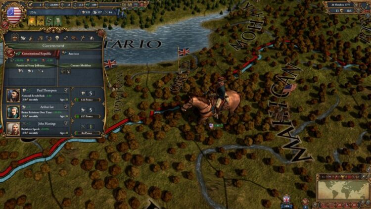 Europa Universalis IV: American Dream Скриншот — 1