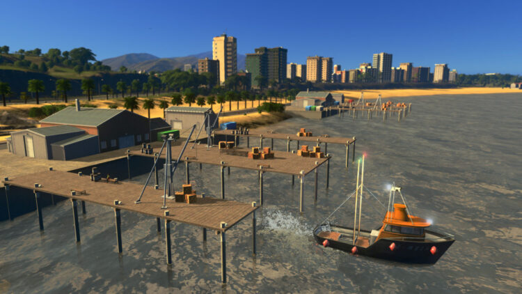 Cities: Skylines - Sunset Harbor (PC) Скриншот — 4