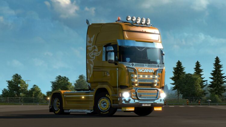 Euro Truck Simulator 2 – Mighty Griffin Tuning Pack (PC) Скриншот — 1