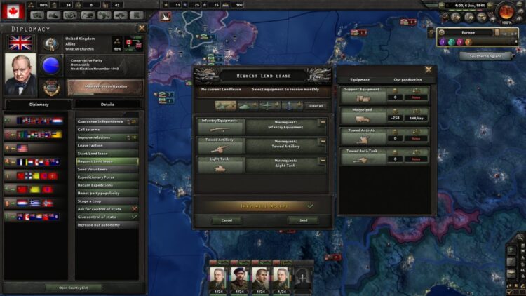 Hearts of Iron IV: Together for Victory (PC) Скриншот — 10