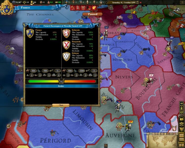 Europa Universalis III: Heir to the Throne (PC) Скриншот — 11