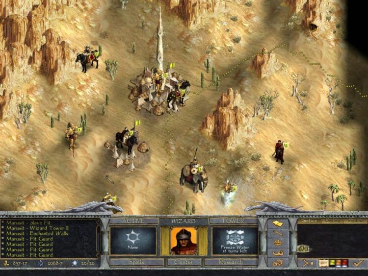 Age of Wonders Shadow Magic (PC) Скриншот — 2
