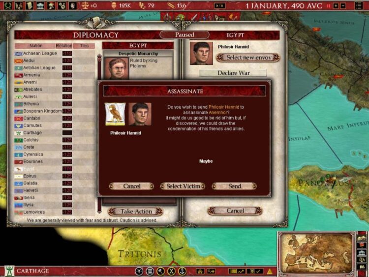 Europa Universalis: Rome - Gold Edition (PC) Скриншот — 4