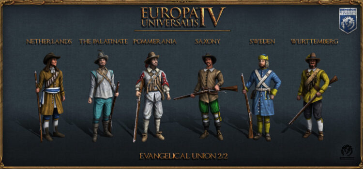 Europa Universalis IV: Evangelical Union Unit Pack (PC) Скриншот — 12