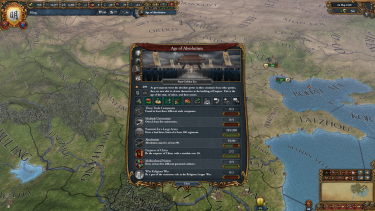 Europa Universalis IV: Mandate of Heaven - Expansion (PC) Скриншот — 11