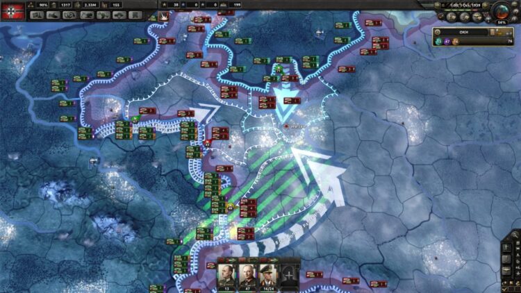 Hearts of Iron IV: Together for Victory (PC) Скриншот — 3