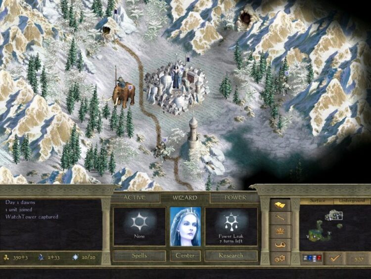 Age of Wonders II: The Wizard's Throne (PC) Скриншот — 2