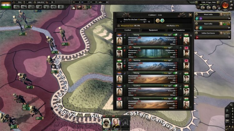 Hearts of Iron IV: Together for Victory (PC) Скриншот — 6
