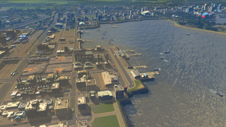 Cities: Skylines - Sunset Harbor (PC) Скриншот — 2