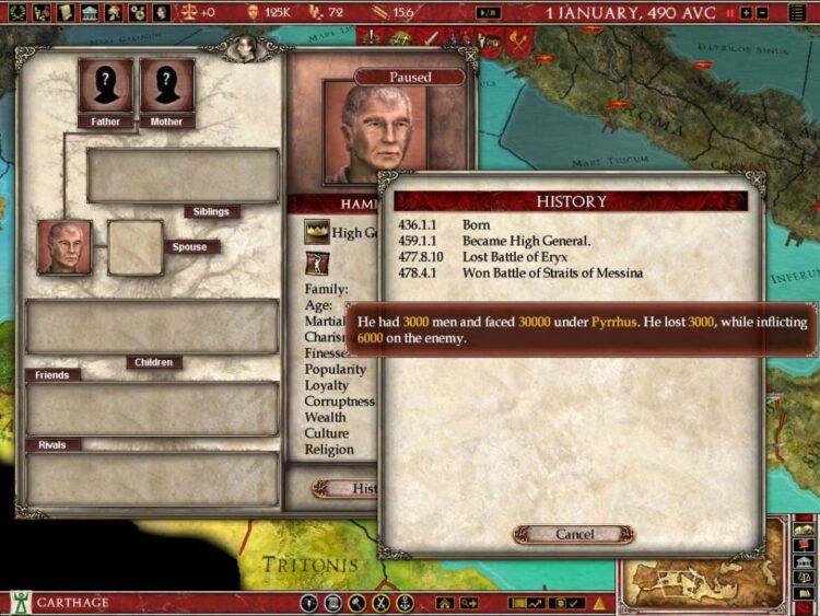 Europa Universalis: Rome - Gold Edition (PC) Скриншот — 3