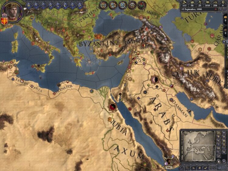 Crusader Kings II: Song of the Holy Land (PC) Скриншот — 1