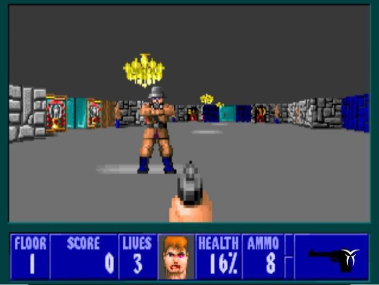 Wolfenstein 3D (PC) Скриншот — 3