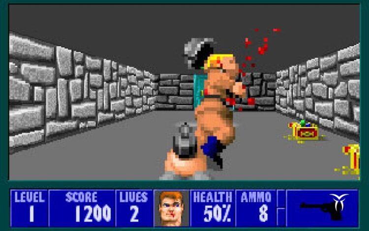 Wolfenstein 3D (PC) Скриншот — 2