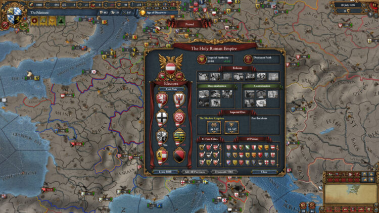 Europa Universalis IV: Emperor (PС) Скриншот — 8
